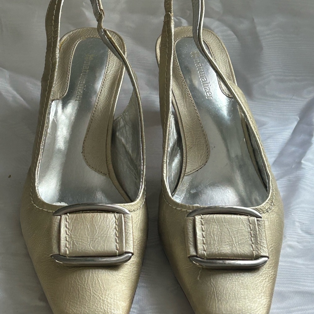 Naturalizer Metallic Slingback Heels